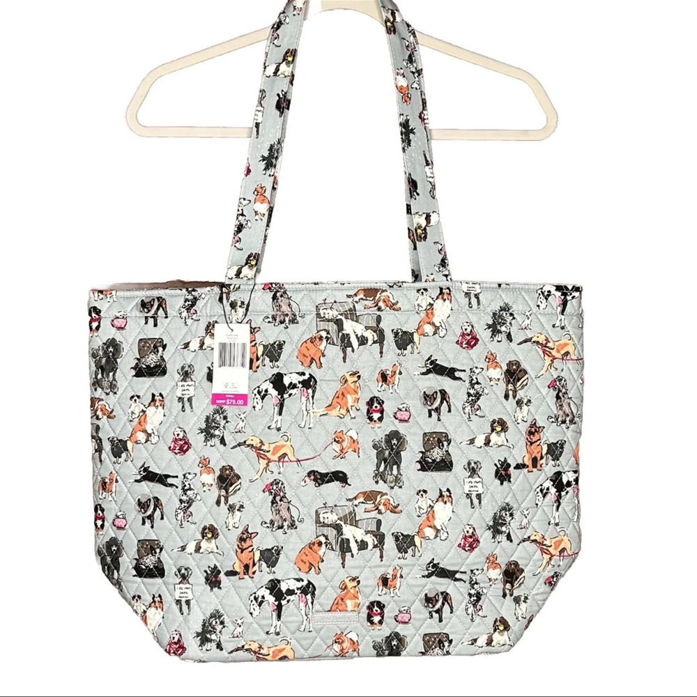 Vera Bradley • Grand Tote Bag Dog Print